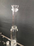 Hollow foot Natural perc w/Double Perc straight tube